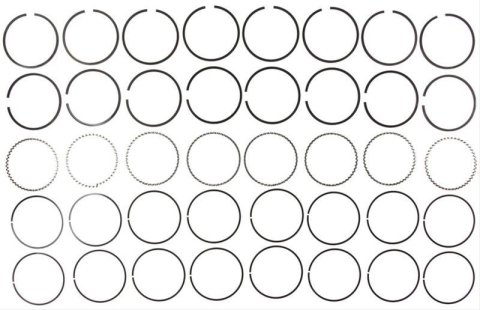 Mahle Rings Buick 400 Eng 1978 Olds 400 Eng 1975 Pontiac 428 Eng 67-82 Plain Ring Set