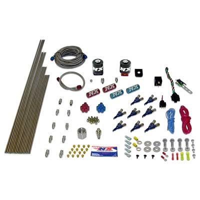 Nitrous Express 8 Cyl Gas Nitrous Kit (200-500HP) w/10lb Bottle