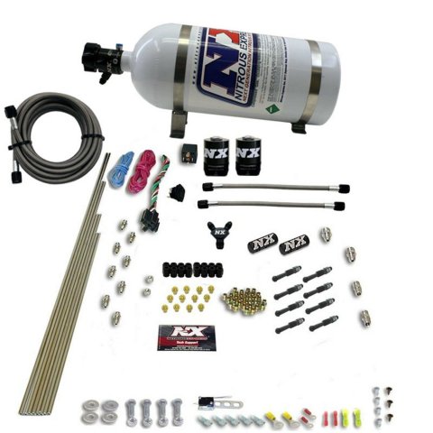 Nitrous Express 6 Cyl Dry Direct Port Nitrous Kit w/ 10lb Bottle