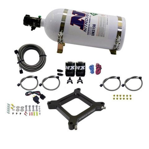 Nitrous Express 4150 Assassin Plate System Pro Power Alcohol 100-500HP (15lb Bottle)