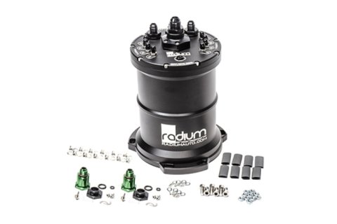 Radium Engineering Multi-Pump Ti Automotive E5LM Fuel Surge Tank Pumps Not Included