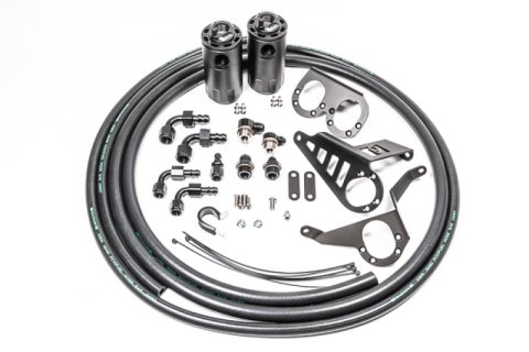 Radium Engineering Dual Catch Can Kit MK4 Supra Fluid Lock 94-02 Toyota Supra