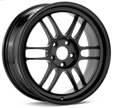 Enkei RPF1 18x9.5 5x114.3 15mm Offset 73mm Bore Black Wheel