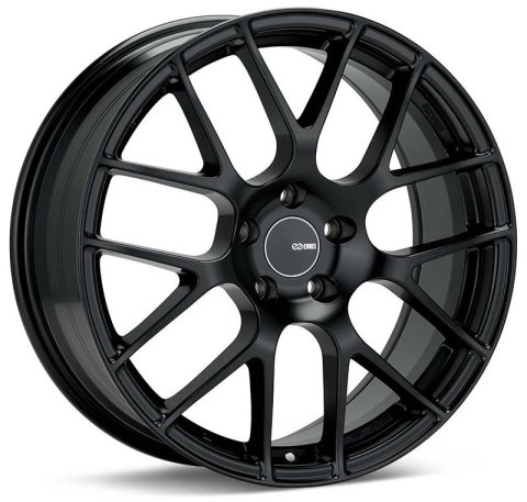 Enkei Raijin 18x8.5 45mm Offset 5x100 Bolt Pattern 72.6 Bore Diameter Black Wheel