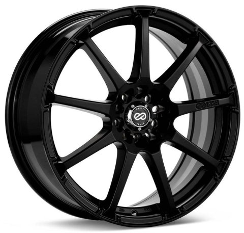 Enkei EDR9 15x6.5 4x100/114.3 38mm Offset 72.6 Bore Diameter Black Wheel