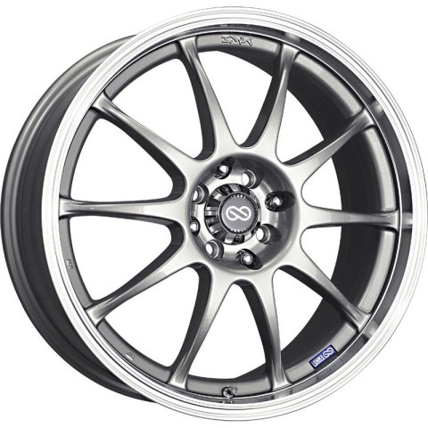 Enkei J10 16x7 5x100/114.3 38mm Offset 72.62mm Bore Dia Silver Paint Wheel