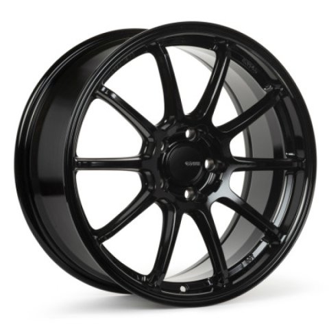 Enkei TRIUMPH 18x8 5x114.3 40mm Offset 72.6mm Bore Gloss Black Wheel