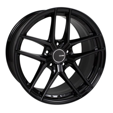 Enkei TY5 18x8 5x114.3 50mm Offset 72.6mm Bore Black Wheel