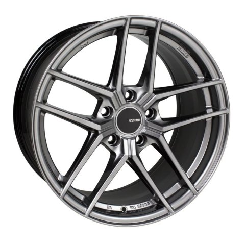 Enkei TY5 18x9.5 5x120 45mm Offset 72.6mm Bore Hyper Silver Wheel