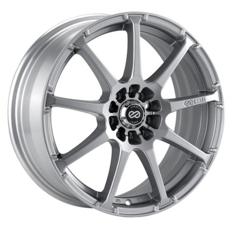 Enkei EDR9 16x7 4x100/108 38mm Offset 72.6 Bore Diameter Silver Wheel