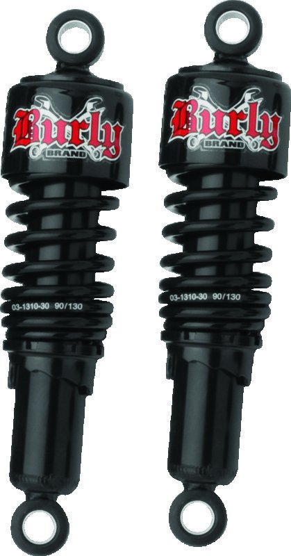 Burly Brand Dyna Shocks 10.5in - Black