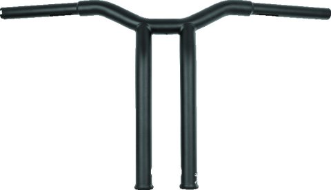 Burly Brand Dominator Raked Bar 14in - Matte Black