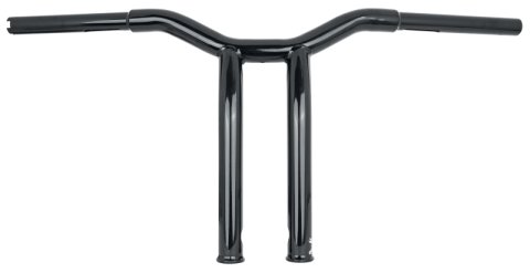 Burly Brand Dominator Raked 12in Black 1.25in O.D.