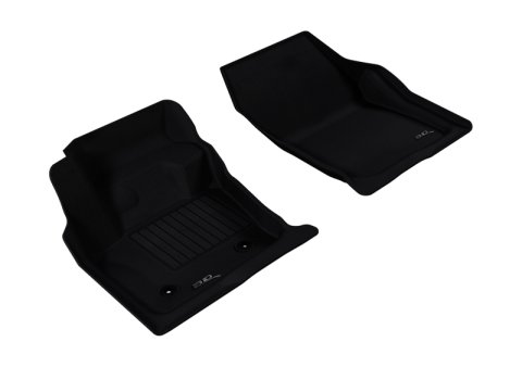 3D MAXpider 2013-2016 Ford/Lincoln Fusion/MKZ Kagu 1st Row Floormat - Black