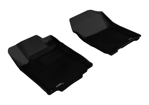 3D MAXpider 2012-2016 Honda CR-V Kagu 1st Row Floormat - Black