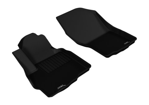 3D MAXpider 2011-2019 Mitsubishi Outlander Sport Kagu 1st Row Floormat - Black