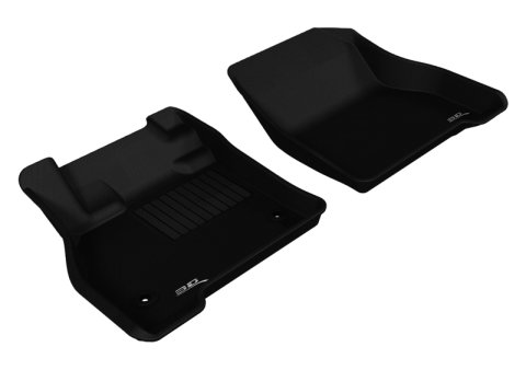3D MAXpider 2011-2012 Nissan Leaf Kagu 1st Row Floormat - Black
