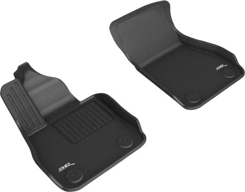 3D MAXpider 20-22 BMW 2 Series Gran Coupe Kagu 1st Row Floormat - Black