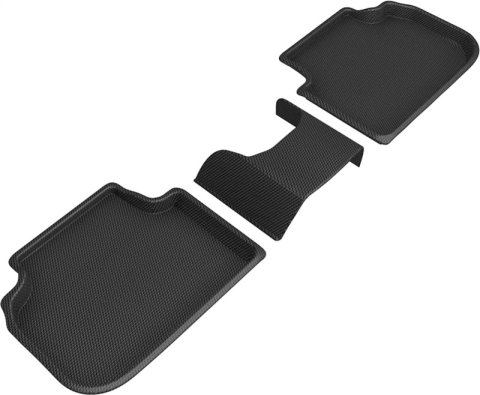 3D MAXpider 20-22 BMW 2 Series Gran Coupe Kagu Second Row Floormat - Black