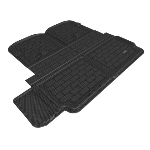 3D MAXpider 2022 Tesla Model X Behind 2nd Row Cross Fold Kagu Black Cargo Liner