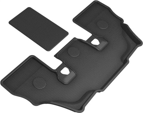 3D MAXpider 19-22 BMW X7 (G07) Kagu 3rd Row Floormats - Black