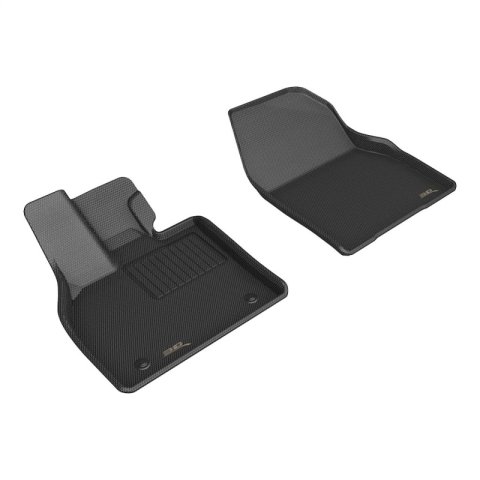 3D MAXpider 2023 Toyota BZ4X Kagu Black Floor Mat - Row 1