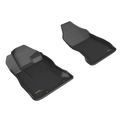 3D MAXpider 22-23 Subaru WRX Kagu Black Floor Mats - Row 1