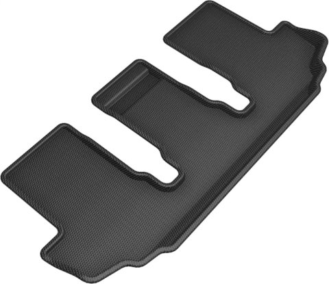 3D MAXpider 20-23 Toyota Highlander 8-Seat Kagu Black Floor Mat - Row 3