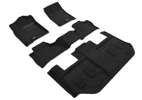3D MAXpider 15-20 Chevrolet Suburban With Bucket 2Nd Row Elegant Black R1 R2 R3