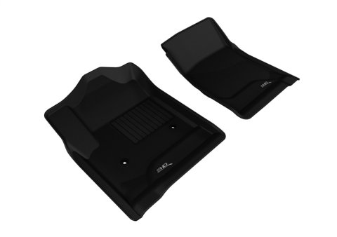 3D MAXpider 14-18 GMC Sierra 1500 / 2500Hd / 3500Hd Regular Cab Kagu Black R1 (Single Row Set)