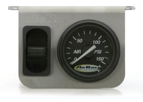 Ridetech Single Analog Control Panel w/ Electrical Pneumatic Switch