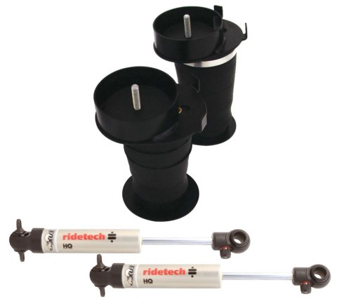 Ridetech 65-70 Pontiac Fullsize Rear CoolRide Air Spring & HQ Shocks