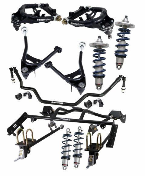 Ridetech 67-70 Ford Mustang Small Block Complete Coilover Suspension System (Bundled Kit)