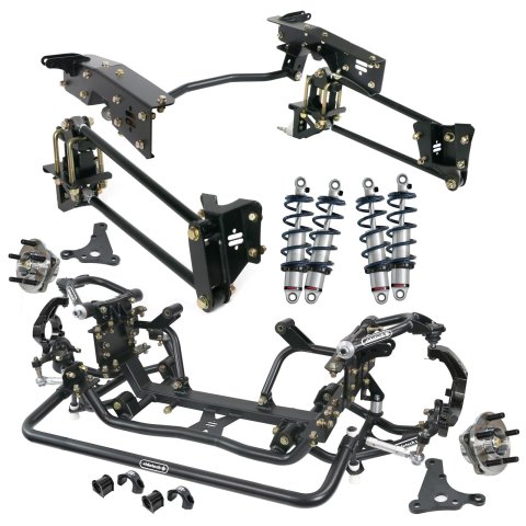 Ridetech 73-79 Ford F-100 2WD HQ Coilover System w/ Hub Spindles (1x rid85000000, 1x rid12313510, 1x rid12316510, 1x rid12312798, 1x rid12337199)