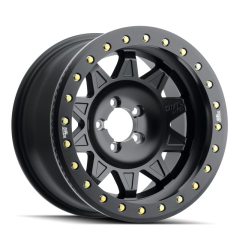 Dirty Life 9302 Roadkill 17x9/8x170 BP/-14mm Offset/130.8mm Hub Matte Black Wheel - Beadlock