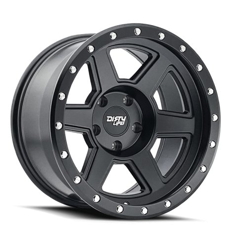 Dirty Life Compound 9315 20x10 / 8x165.1 BP / -25mm Offset / 125.2mm Hub Matte Black Wheel