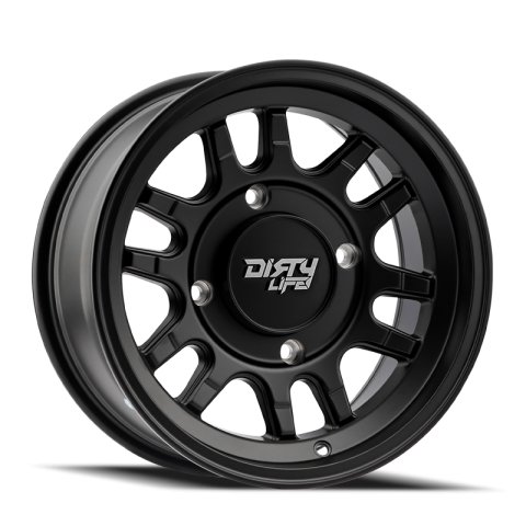 Dirty Life 9310s Canyon Sport SXS 14x7 / BLANK BP / 13mm Offset / 106.25mm Hub Matte Black Wheel
