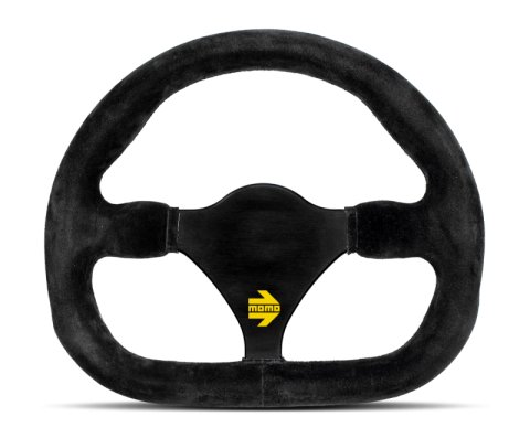 Momo MOD27/C Steering Wheel 270 mm - Black Suede/Black Spokes