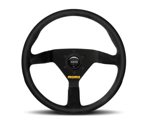 Momo MOD78 Steering Wheel 350 mm - Black Suede/Black Spokes