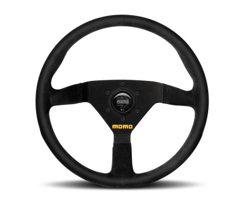 Momo Competition Steering Wheel 350 mm - Black AirLeather/Black Spokes