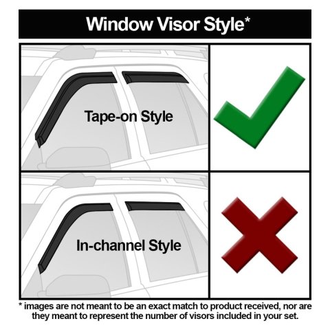 AVS 2019 RAM 1500 Crew Cab Ventvisor Outside Mount Front & Rear Window Deflectors 4pc - Chrome