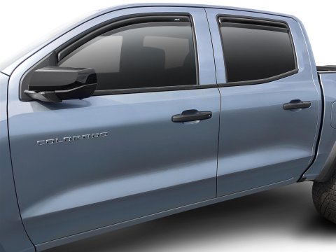AVS 2023 Chevrolet Colorado In-Channel Ventvisor Low Profile Deflectors 4pc - Smoke
