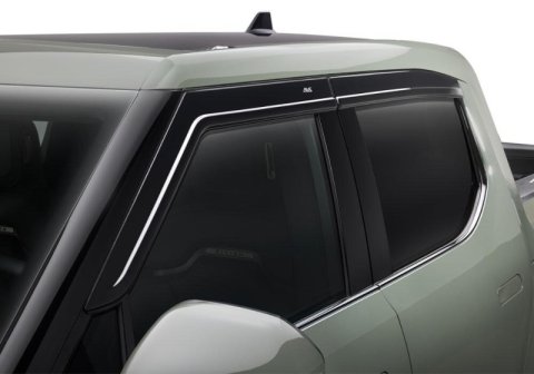AVS 22-24 Rivian R1T Ventvisor Low Profile Deflectors 4pc - Smoke
