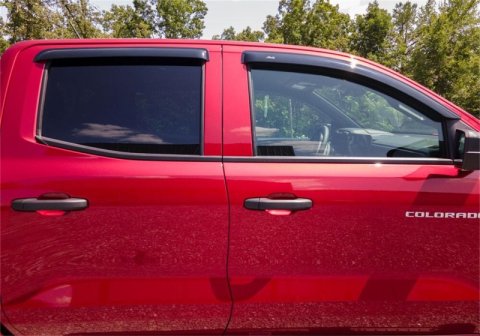 AVS 2023 Chevrolet Colorado / GMC Canyon Ventvisor Outside Mount Window Deflectors 4pc - Smoke