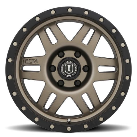 ICON Six Speed 17x8.5 6x135 6mm Offset 5in BS 94mm Bore Bronze Wheel