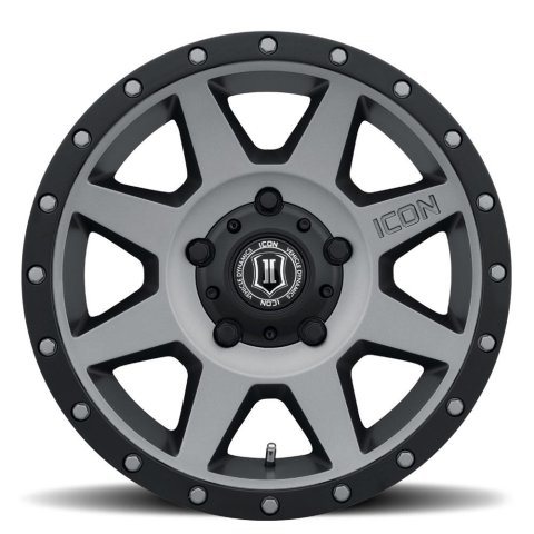 ICON Rebound 18x9 6x135 6mm Offset 5.25in BS 87.1mm Bore Titanium Wheel