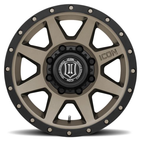ICON Rebound HD 18x9 8x6.5 12mm Offset 5.5in BS 121.4mm Bore Bronze Wheel