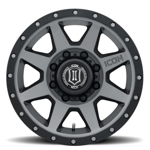 ICON Rebound HD 18x9 8x6.5 12mm Offset 5.5in BS 121.4mm Bore Titanium Wheel