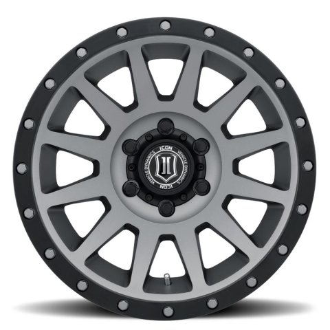 ICON Compression 20x10 6x135 -19mm Offset 4.75inBS Titanium Wheel