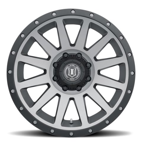 ICON Compression 20x10 8x6.5 -19mm Offset 4.75in BS 121.4mm Bore Titanium Wheel